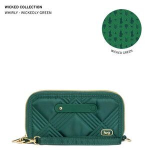Lug Wicked x Lug Whirly RFID Wristlet Wallet - Wickedly Green